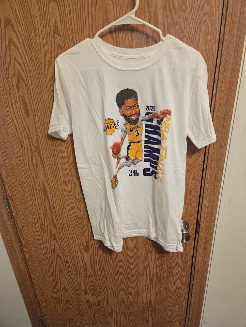Fanatics Los Angeles Lakers 2020 NBA Finals Champs Shirt Sz M Men's NWOT